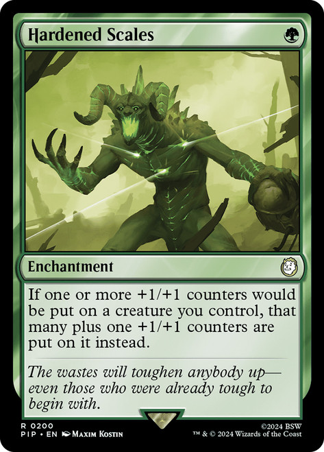 Hardened Scales\nFallout Commander\nSingle\nMagic The Gathering