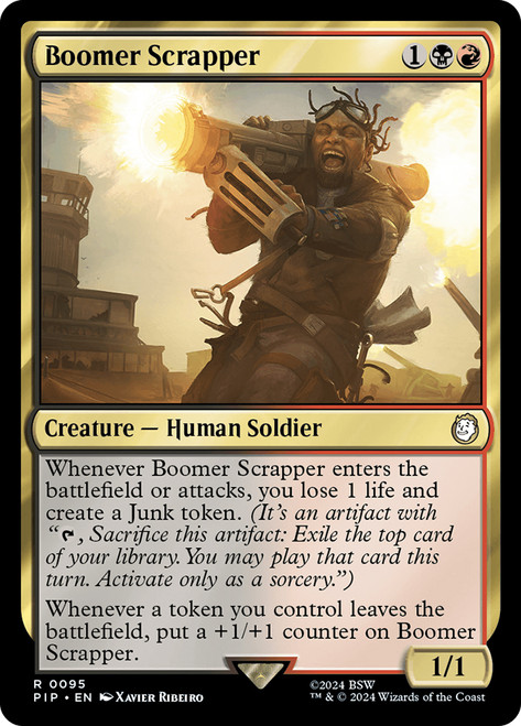 Boomer Scrapper\nFallout Commander\nSingle\nMagic The Gathering