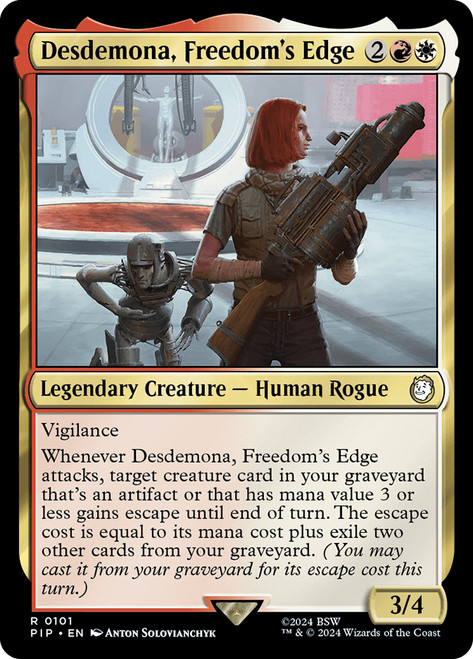 Desdemona, Freedom's Edge\nFallout Commander\nSingle\nMagic The Gathering
