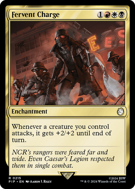Fervent Charge\nFallout Commander\nSingle\nMagic The Gathering