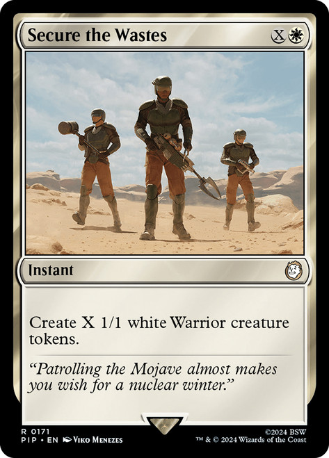 Secure the Wastes\nFallout Commander\nSingle\nMagic The Gathering