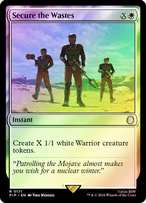 Secure the Wastes\nFallout Commander\nSingle\nMagic The Gathering