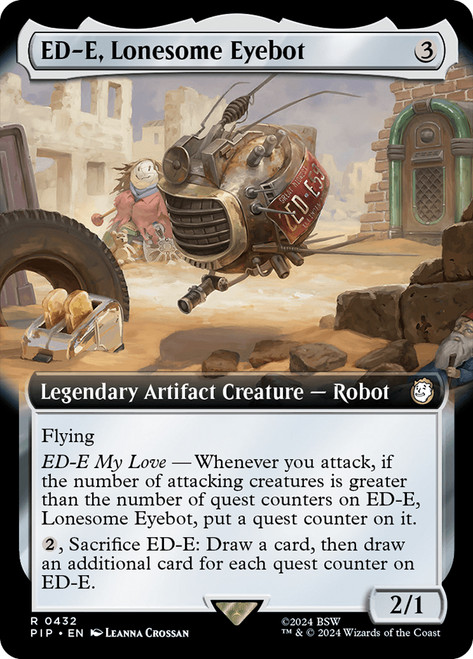 ED-E, Lonesome Eyebot (Extended Art)\nFallout Commander - Variants\nSingle\nMagic The Gathering