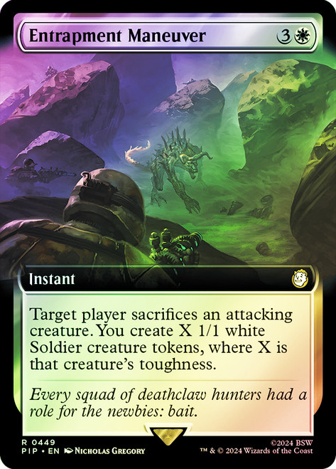Entrapment Maneuver (Extended Art)\nFallout Commander - Variants\nSingle\nMagic The Gathering