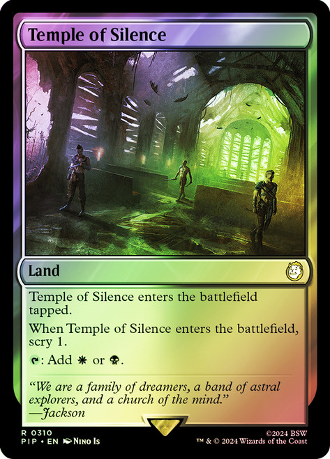 Temple of Silence\nFallout Commander\nSingle\nMagic The Gathering