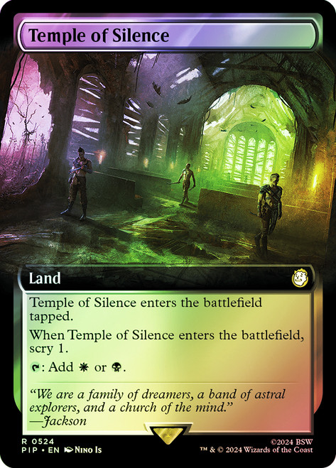 Temple of Silence (Extended Art)\nFallout Commander - Variants\nSingle\nMagic The Gathering