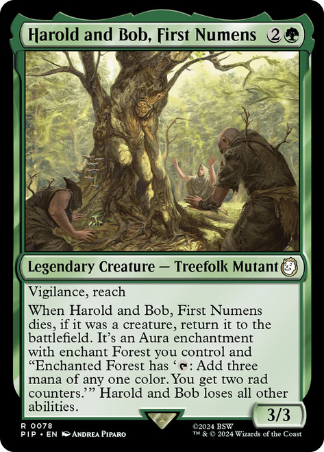 Harold and Bob, First Numens\nFallout Commander\nSingle\nMagic The Gathering