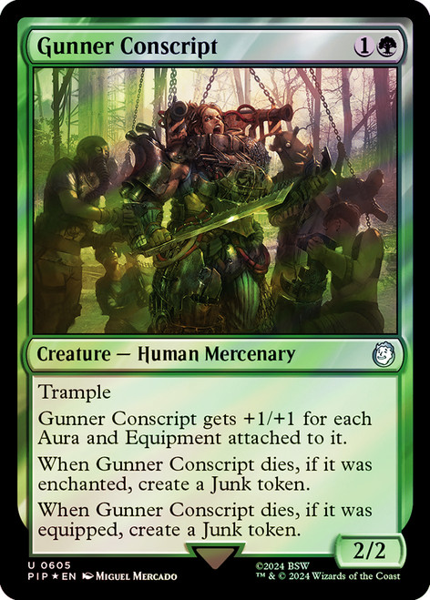 MTG ガンナー・コンスクリプト/Gunner Conscript エラーカード gunner conscript マジック：ザ・ギャザリング