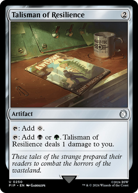 Talisman of Resilience\nFallout Commander\nSingle\nMagic The Gathering