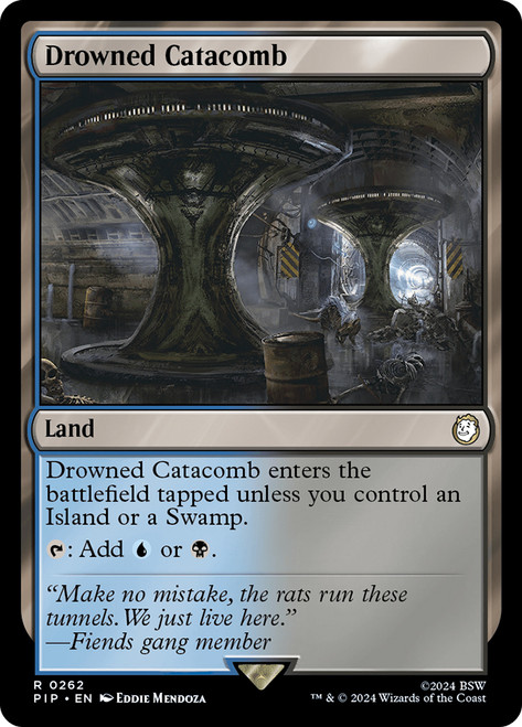 Drowned Catacomb\nFallout Commander\nSingle\nMagic The Gathering