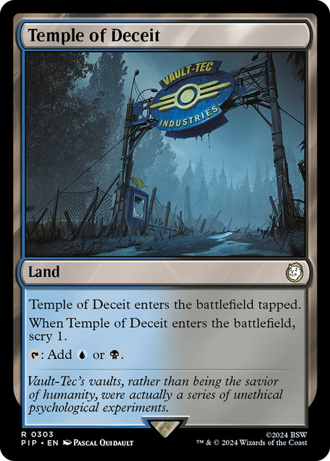 Temple of Deceit\nFallout Commander\nSingle\nMagic The Gathering