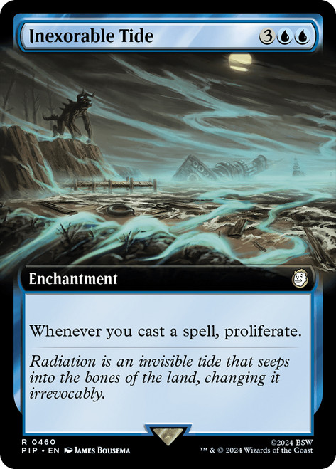 Inexorable Tide (Extended Art)\nFallout Commander - Variants\nSingle\nMagic The Gathering