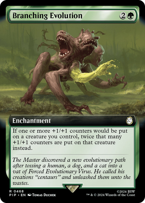 Branching Evolution (Extended Art)\nFallout Commander - Variants\nSingle\nMagic The Gathering