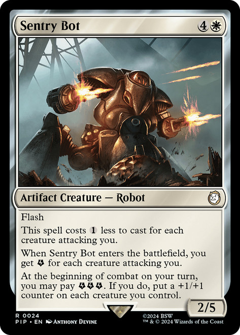 Sentry Bot\nFallout Commander\nSingle\nMagic The Gathering