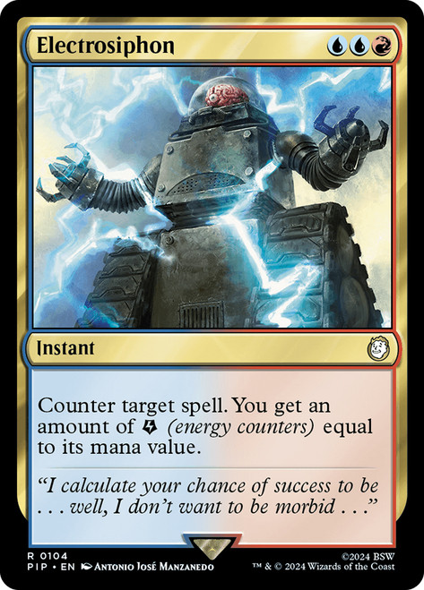 Electrosiphon\nFallout Commander\nSingle\nMagic The Gathering