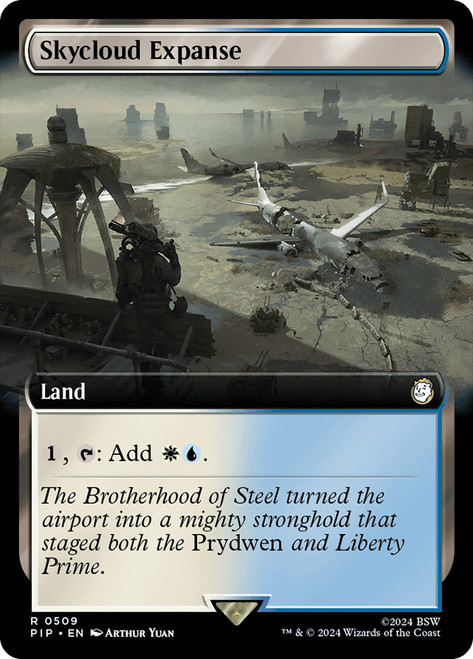 Skycloud Expanse (Extended Art)\nFallout Commander - Variants\nSingle\nMagic The Gathering