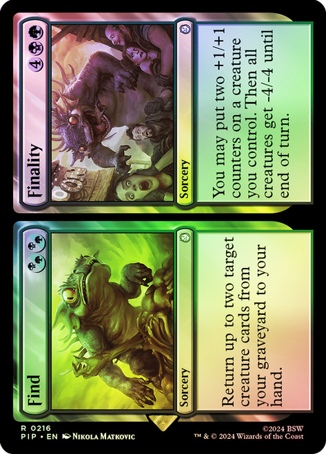 Find // Finality\nFallout Commander\nSingle\nMagic The Gathering