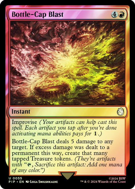 Bottle-Cap Blast\nFallout Commander\nSingle\nMagic The Gathering