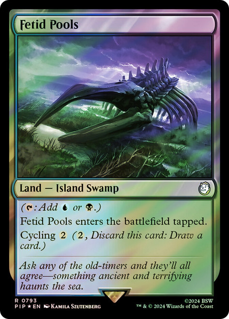 Fetid Pools (Surge Foil)\nFallout Commander - Alternate Foil\nSingle\nMagic The Gathering