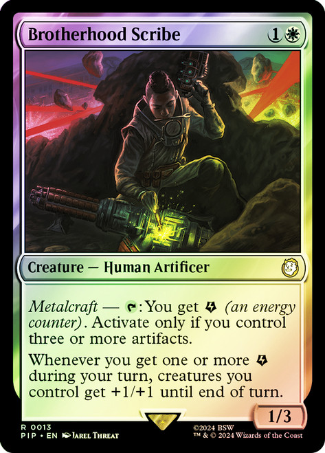 Brotherhood Scribe\nFallout Commander\nSingle\nMagic The Gathering