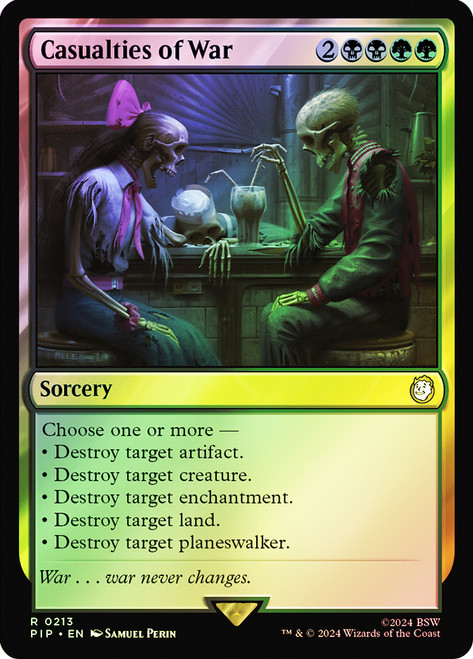 Casualties of War\nFallout Commander\nSingle\nMagic The Gathering