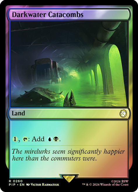 Darkwater Catacombs\nFallout Commander\nSingle\nMagic The Gathering