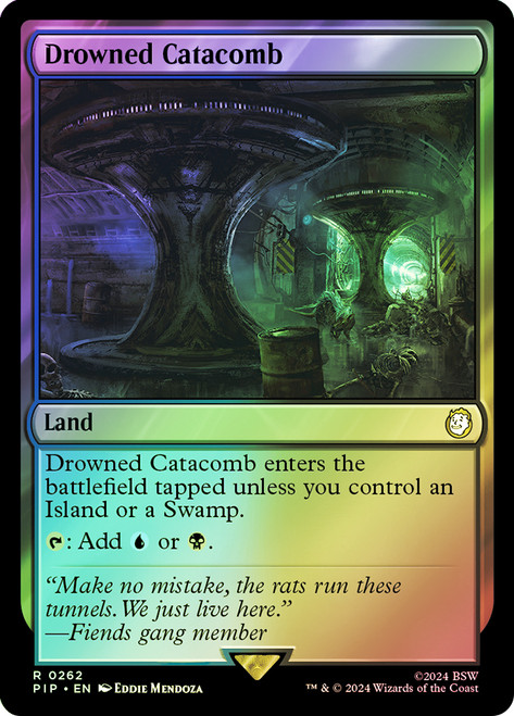 Drowned Catacomb\nFallout Commander\nSingle\nMagic The Gathering