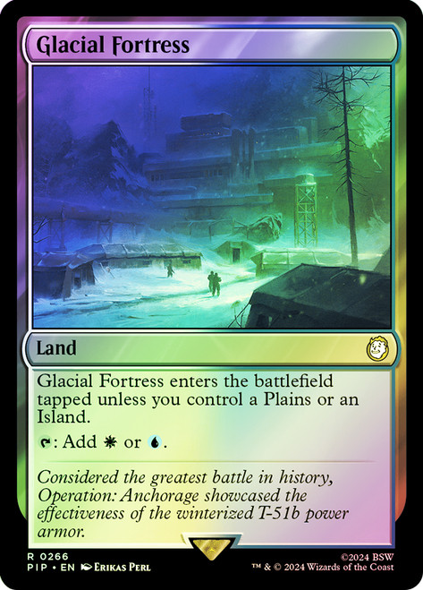 Glacial Fortress\nFallout Commander\nSingle\nMagic The Gathering