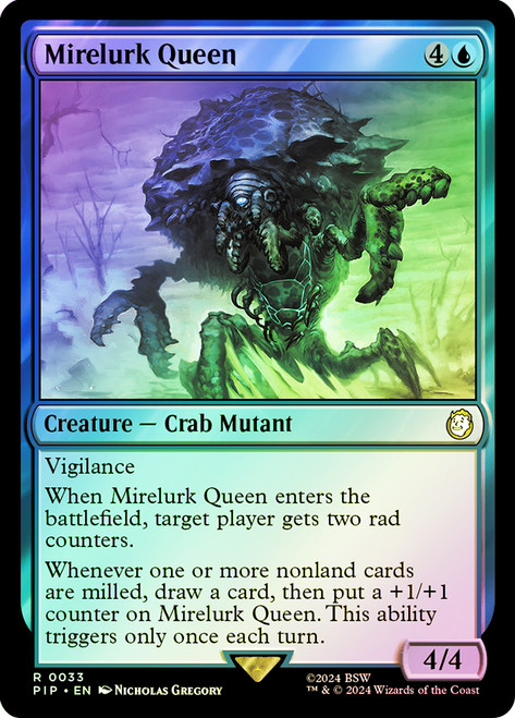 Mirelurk Queen\nFallout Commander\nSingle\nMagic The Gathering
