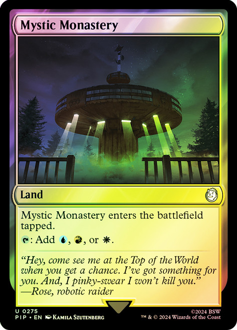 Mystic Monastery\nFallout Commander\nSingle\nMagic The Gathering
