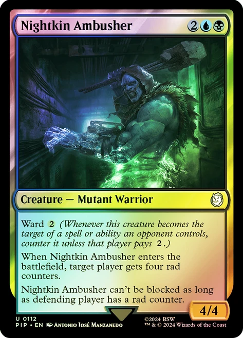 Nightkin Ambusher\nFallout Commander\nSingle\nMagic The Gathering