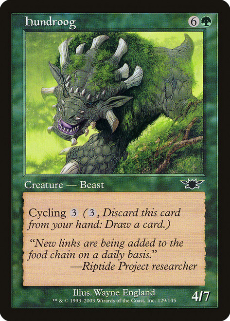 Hundroog\nLegions\nSingle\nMagic The Gathering