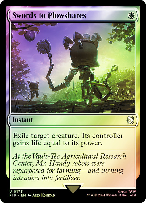 剣を鍬に FF mtg foil Swords to Plowshares Final Fantasy Commander Decks Foil: Swords to Plowshares