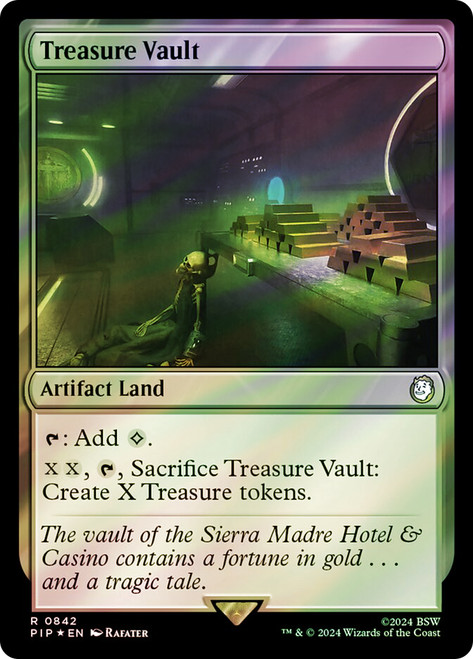 Treasure Vault (Surge Foil)\nFallout Commander - Alternate Foil\nSingle\nMagic The Gathering
