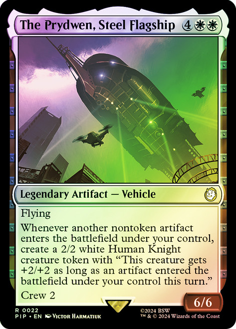 The Prydwen, Steel Flagship\nFallout Commander\nSingle\nMagic The Gathering