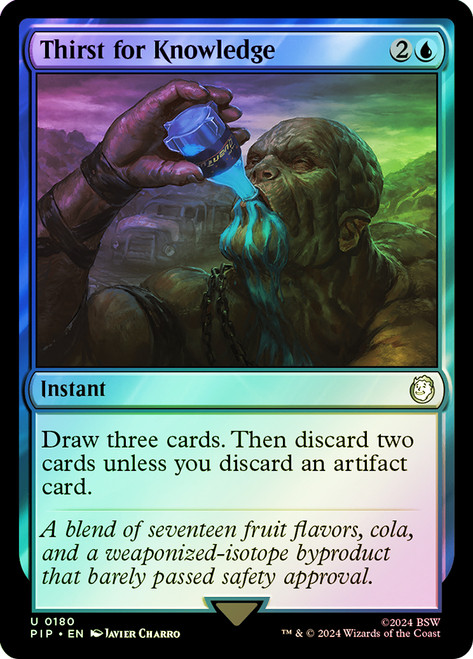 Thirst for Knowledge\nFallout Commander\nSingle\nMagic The Gathering