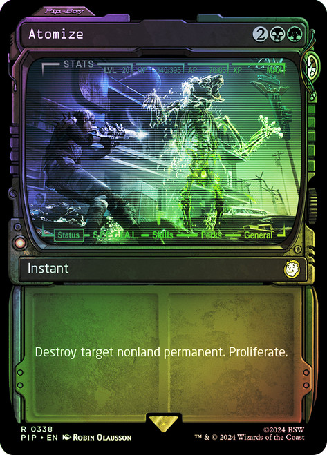 Atomize (Showcase)\nFallout Commander - Variants\nSingle\nMagic The Gathering