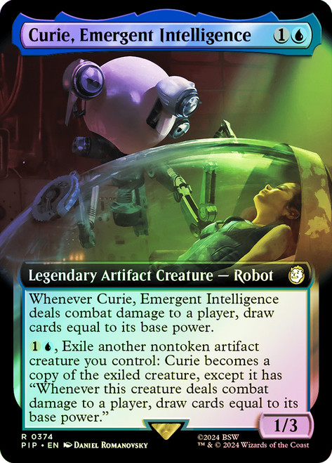 Curie, Emergent Intelligence (Extended Art)\nFallout Commander - Variants\nSingle\nMagic The Gathering
