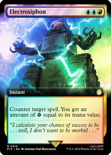 Electrosiphon (Extended Art)\nFallout Commander - Variants\nSingle\nMagic The Gathering