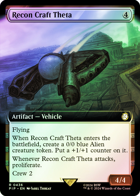 Recon Craft Theta (Extended Art)\nFallout Commander - Variants\nSingle\nMagic The Gathering