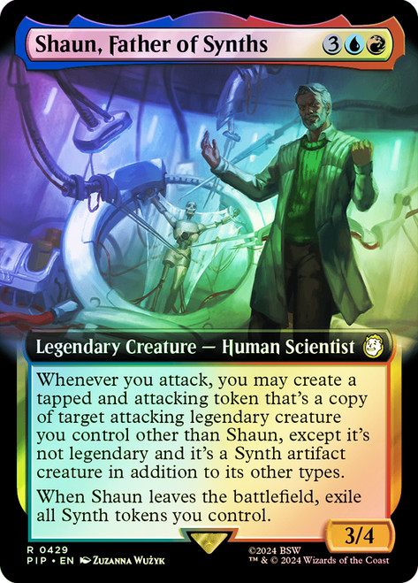 Shaun, Father of Synths (Extended Art)\nFallout Commander - Variants\nSingle\nMagic The Gathering