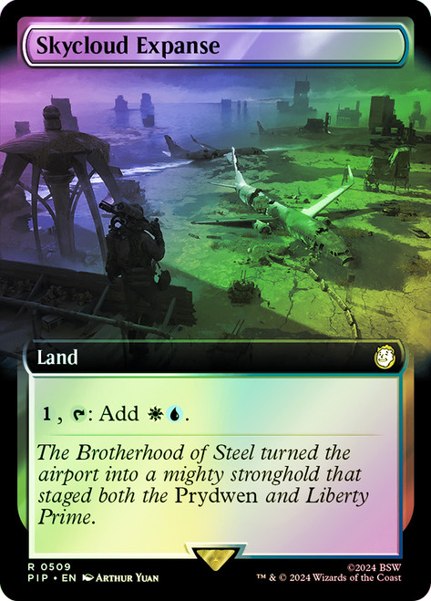 Skycloud Expanse (Extended Art)\nFallout Commander - Variants\nSingle\nMagic The Gathering