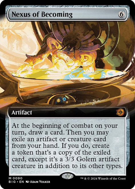 Nexus of Becoming (#090) (Extended Art)\nThe Big Score - Variants\nSingle\nMagic The Gathering
