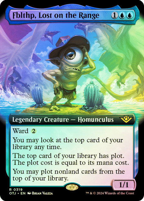 Fblthp, Lost on the Range (Extended Art)\nOutlaws of Thunder Junction - Variants\nSingle\nMagic The Gathering