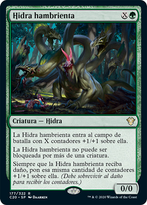 Hungering Hydra\nCommander 2020 - Spanish\nSingle\nMagic The Gathering