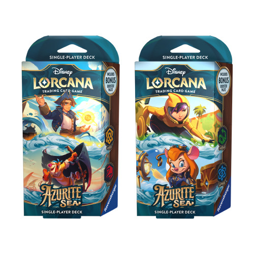 Lorcana: 対戦用 Starter Decks 英語版 4種セット (3) Disney Lorcana TCG Bundle, Gift Set, 3 Boosters Packs, 3