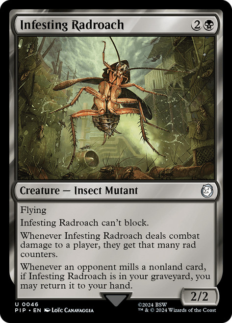 Infesting Radroach\nFallout Commander\nSingle\nMagic The Gathering