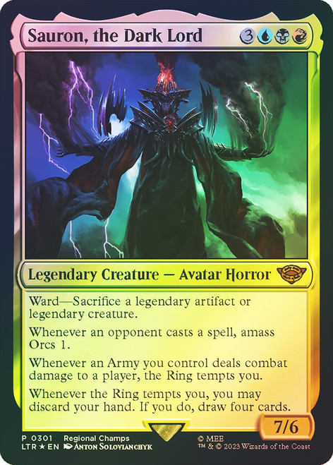 Sauron, the Dark Lord (Prerelease) (The Lord of the Rings) | Promo