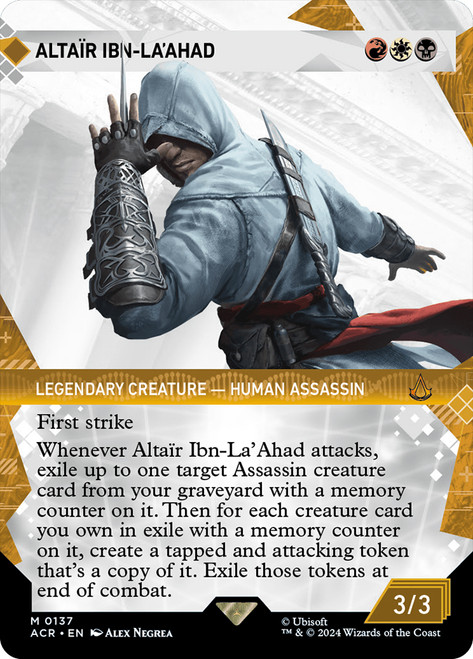 Altair Ibn-La'Ahad (Showcase)\nAssassin's Creed - Variants\nSingle\nMagic The Gathering