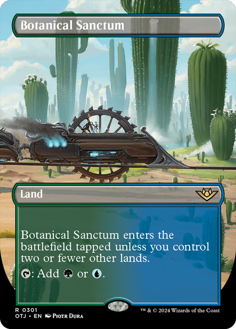Botanical Sanctum (Borderless)\nOutlaws of Thunder Junction - Variants\nSingle\nMagic The Gathering